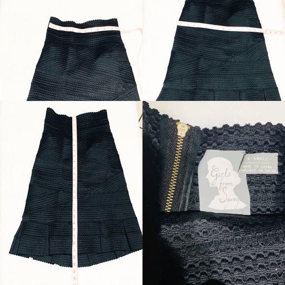Girls From Savoy Ponte High Waist Pencil Skirt - Picture 7 of 8